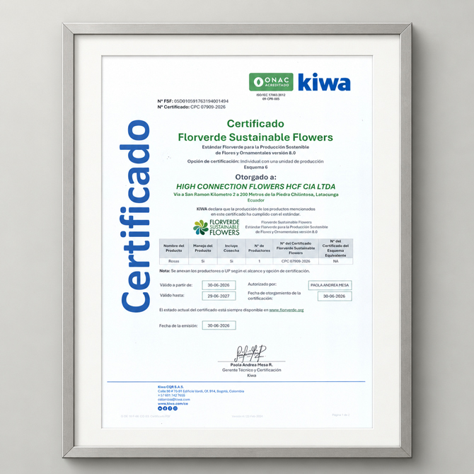 Certificación FlorVerde